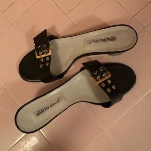 Charles David Buckle heels